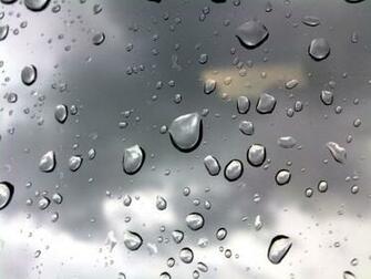 Silver Raindrops iPad HD Wallpaper