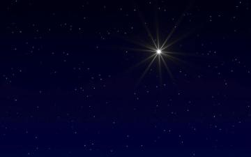 Nativity Star Wallpaper On