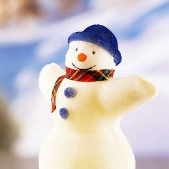 iPad Wallpaper Christmas Snowman Mini