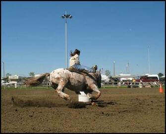 Barrel Racing By Eyesofhumor