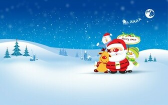 Desktop Wallpaper Winter Christmas In HD