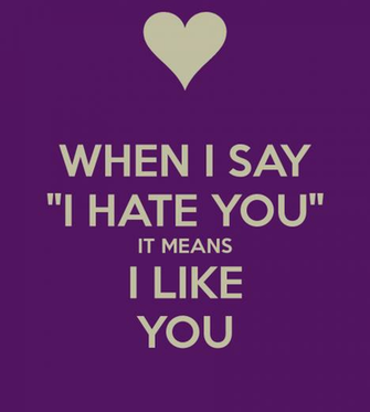 When I Say Hate You It Means Like Keep Calm And Carry