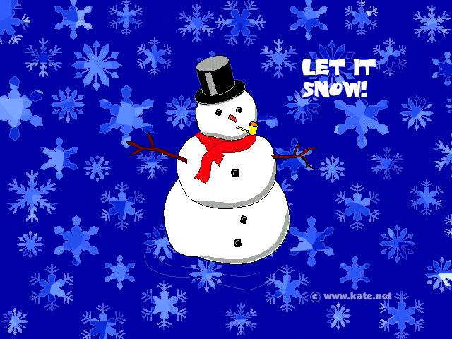 Let It Snow Wallpaper Kate Net Created