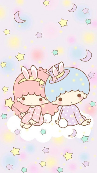 Little Twin Star Stars Hello Kitty Wallpaper