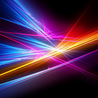 Black And Neon Color Wallpaper