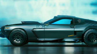 Cyberpunk Sports Car HD 4k Wallpaper