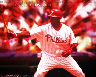 Ryan Howard Op De Spotlight Foto Wallpaper