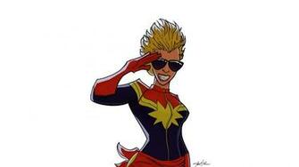 Captain Marvel Computer Wallpaper Desktop Background Id