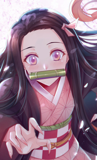 Wallpaper Beautiful Anime Kamado Nezuko