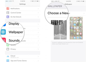 To Change Your Wallpaper Open The Settings App Tap