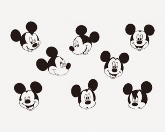 White Mickey Mouse Wallpaper On