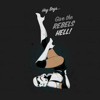 Stormtrooper Pin Up Girl Style iPad Air Wallpaper iPhone
