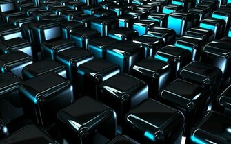 Shiny Cubes Wallpaper 3d