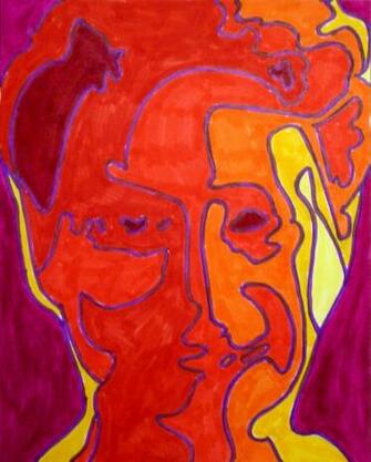 Language Of Color And Texture York Wallpaper Goes A Bit Peter Max