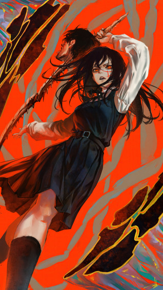 War Devil Chainsaw Man 4k Wallpaper iPhone HD Phone 931j