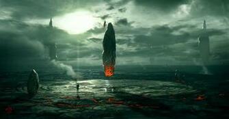 Artwork Fantasy Art Concept Planet Ruin Space Aliens