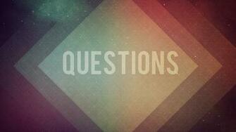 Typography Questions Wallpaper Desktop