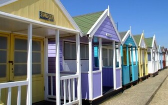 Southwold Beach Huts Desktop Wallpaper