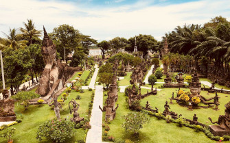 Desktop HD Vientiane Background Photo Wallpaper