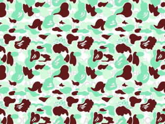 Yellow Bape Camo Wallpaper On