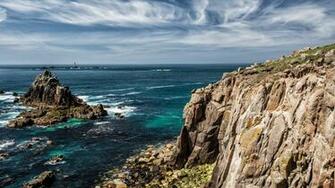 Wallpaper Cornwall 5k 4k England Rocks Atlantic