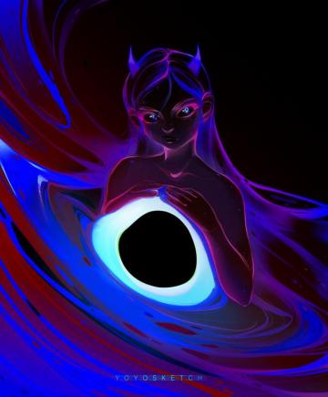 Artstation Black Hole Yoyo Sketch Wallpaper
