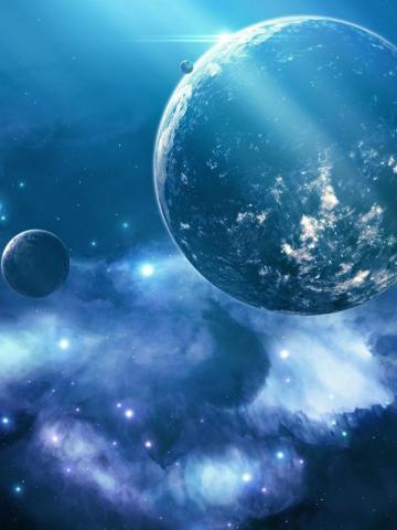 Blue Galaxy Mobile Wallpaper Mobiles Wall