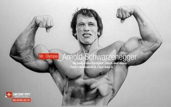 Arnold Schwarzenegger Motivational Poster Awesome Body