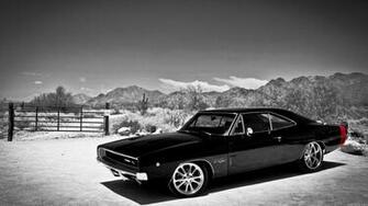 Old School Muscle Cars Wallpaper Top