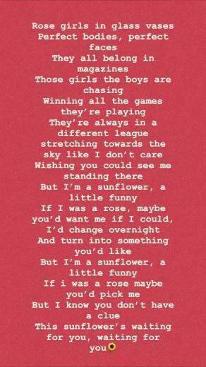 From Sierra Burgess Is A Loser Sunflower Poems And Quotes