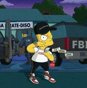 Hypebeast Bart Simpson Wallpaper Top