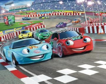 Car Racer Boys Wallpaper Murals For Kids Bedroom