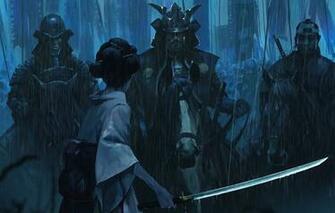 Wallpaper Japanese Back Katana Army Armor General Helmet