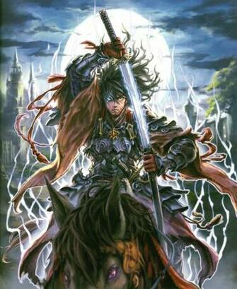 Rage Of Bahamut Series Game Sword Male Wallpaper Background