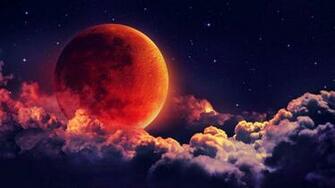 Blood Moon Wallpaper HD Eclipse Red