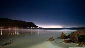 Beach At Night 4k HD Desktop Wallpaper For Ultra Tv