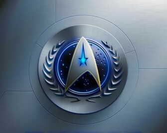 Trek United Federation Of Planets Star Logos Wallpaper