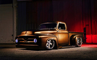 Get Low With This Flamingo Painted Lowrider Truck