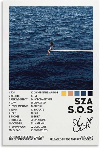 Gaobi Sza Poster Sos Album Cover Posters Decorative