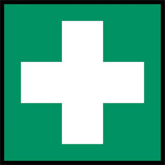 Medical Care First Aid Help Green Sign Symbol