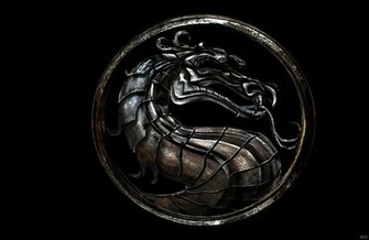 For Mortal Kombat Dragon Symbol Wallpaper Logo