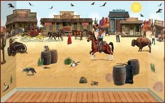 Wild West Insta Theme Western Background Backdrops Props