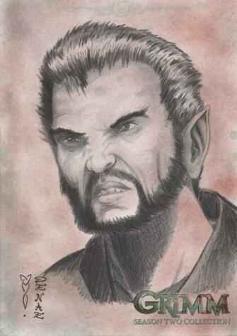 Grimm S2 Monroe Blutbad Sketch Art Card Sdcc By