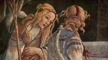 Botticelli Wallpaper Top Background