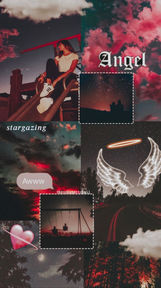 Aesthetic Red And Black Wallpaper