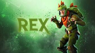 Fortnite Rex Skin Wallpaper By Galaxydesigner