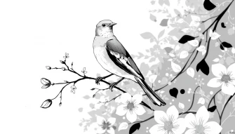 Black And White Bird Wallpaper
