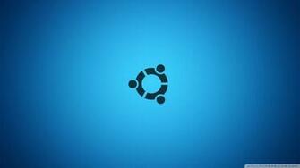 Ubuntu Desktop Blue Wallpaper