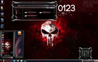 Skull Wallpaper For Windows Red Skulls Theme