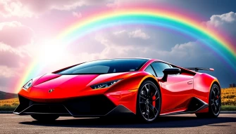 Rainbow Lamborghini Wallpaper